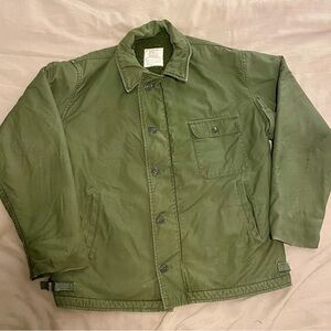 1968 A2 Deck Jacket Vintage Collectible Vietnam War Military Utility Gorpcore